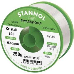 Stannol Kristall 600 Fairtin Loddetin, blyfr. [Levering: 4-5 dage]